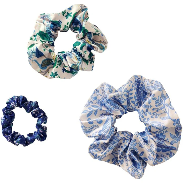 Peacock Scrunchie Set – Freedom Floral