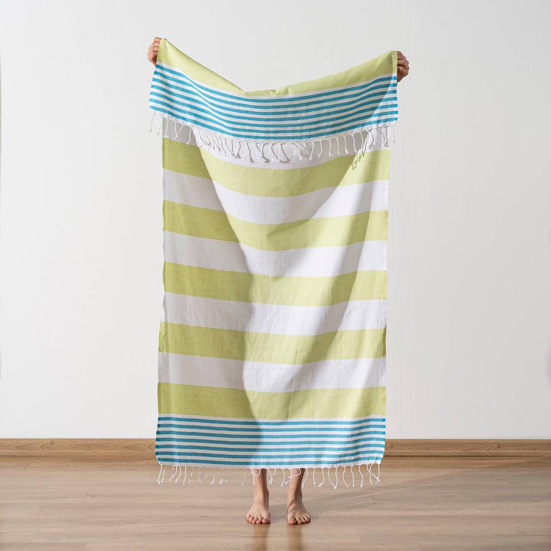 Kikoya - Beach Towels Light Weight Corporate Gift Bachelorette Bridal: Navy/Red