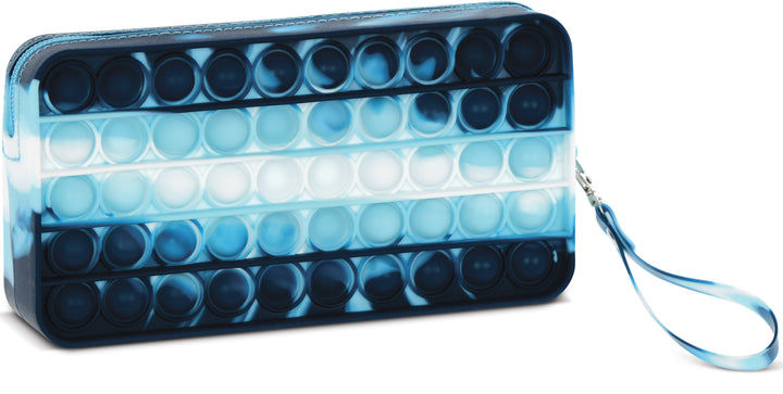 Blue Tie Dye Popper Pencil Case