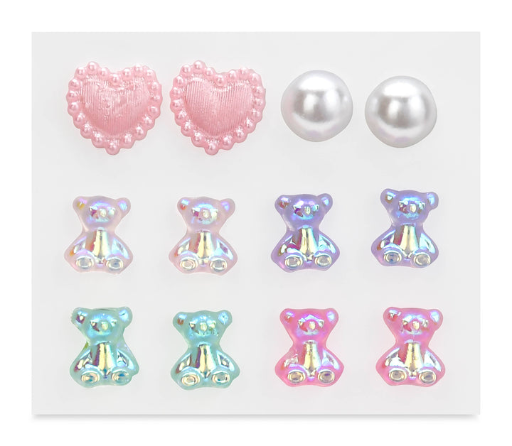 Beary Sweet Stick-on Earrings