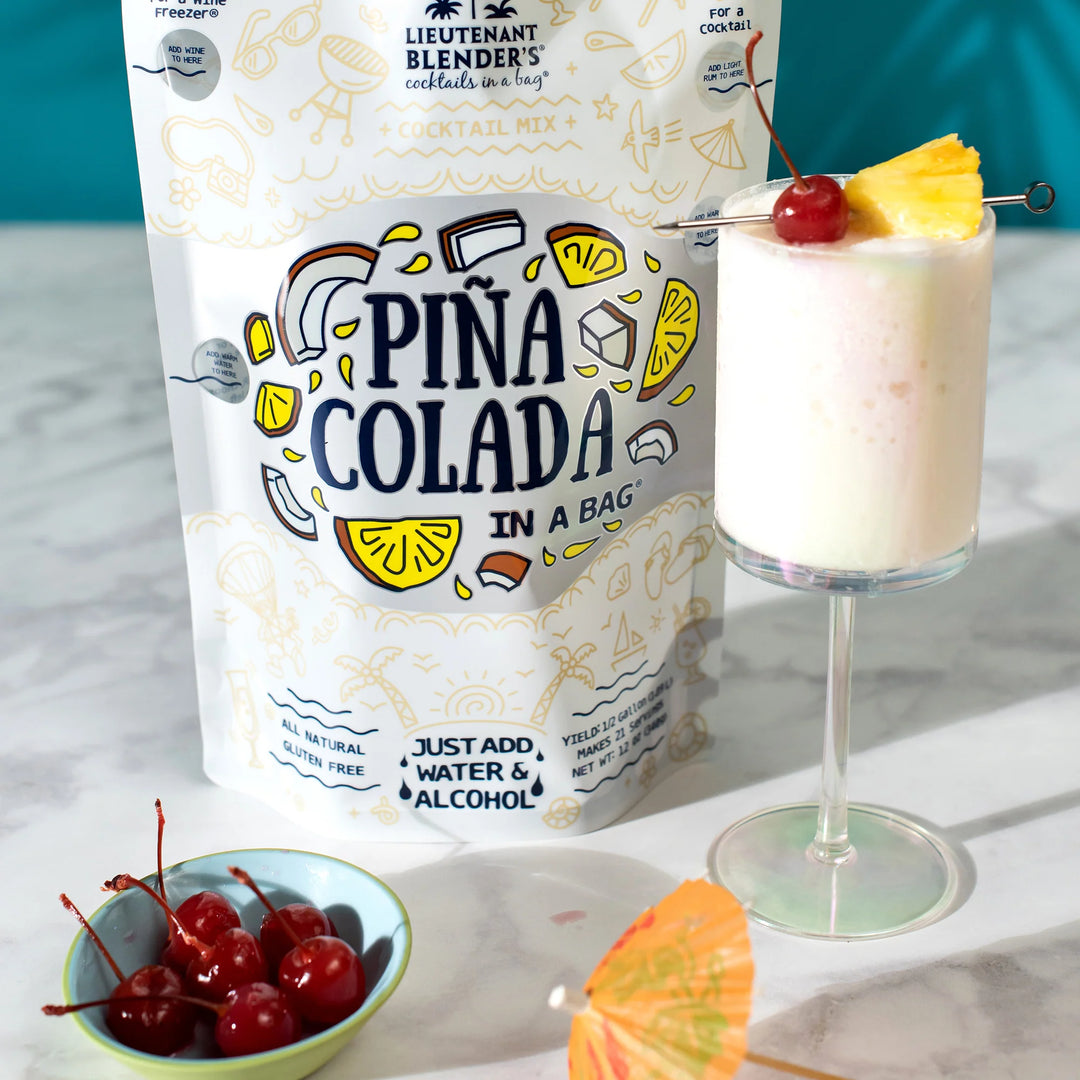 Lieutenant Blender's Pina Colada in a Bag