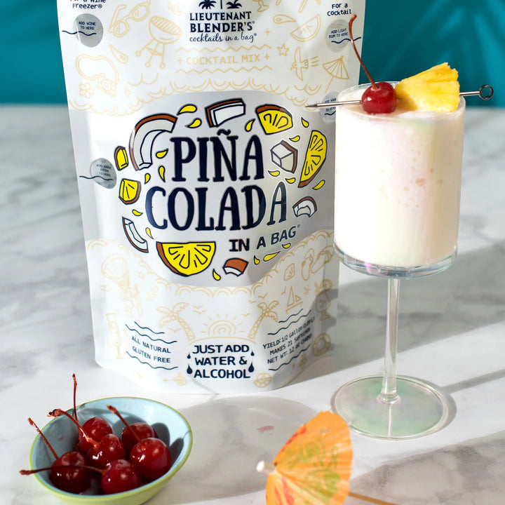 Lieutenant Blender's Pina Colada in a Bag