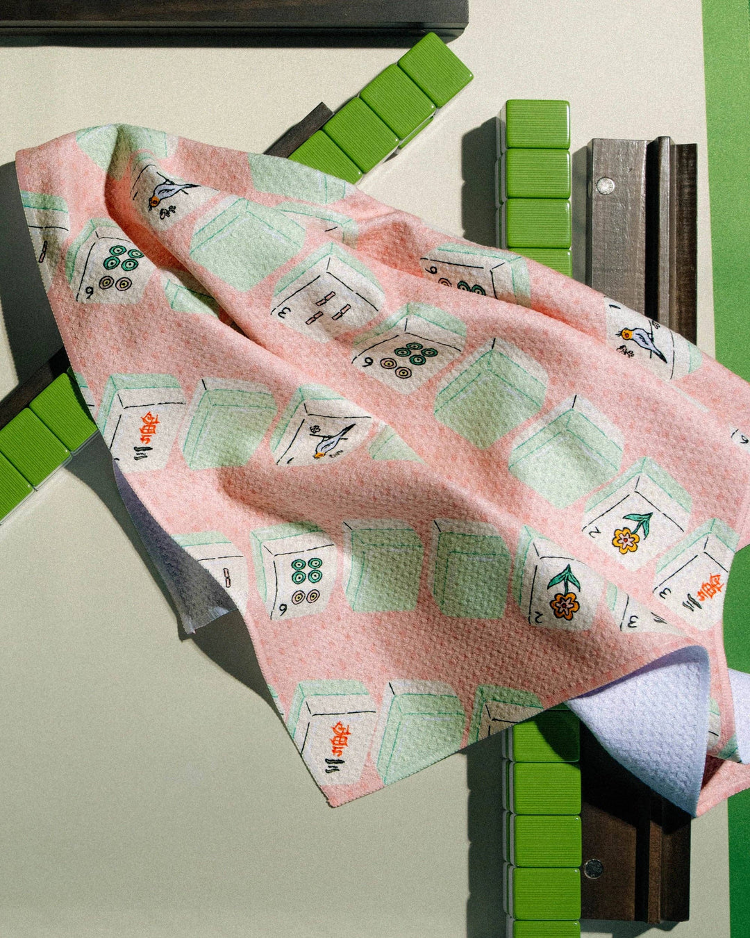 Geometry - Tile Parade Tea Towel - Mahjong