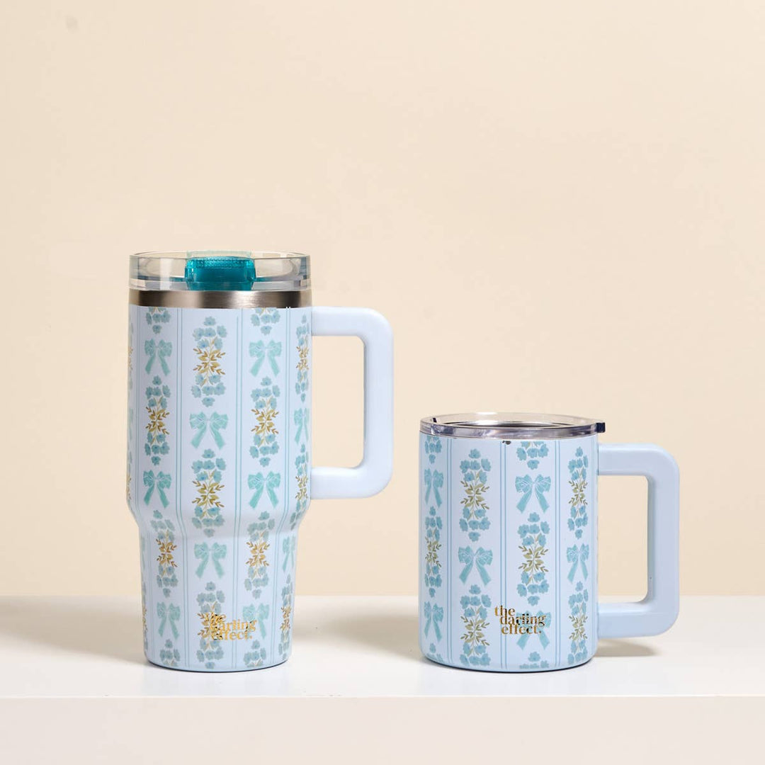 Oh So Fancy Blue Insulated Mug