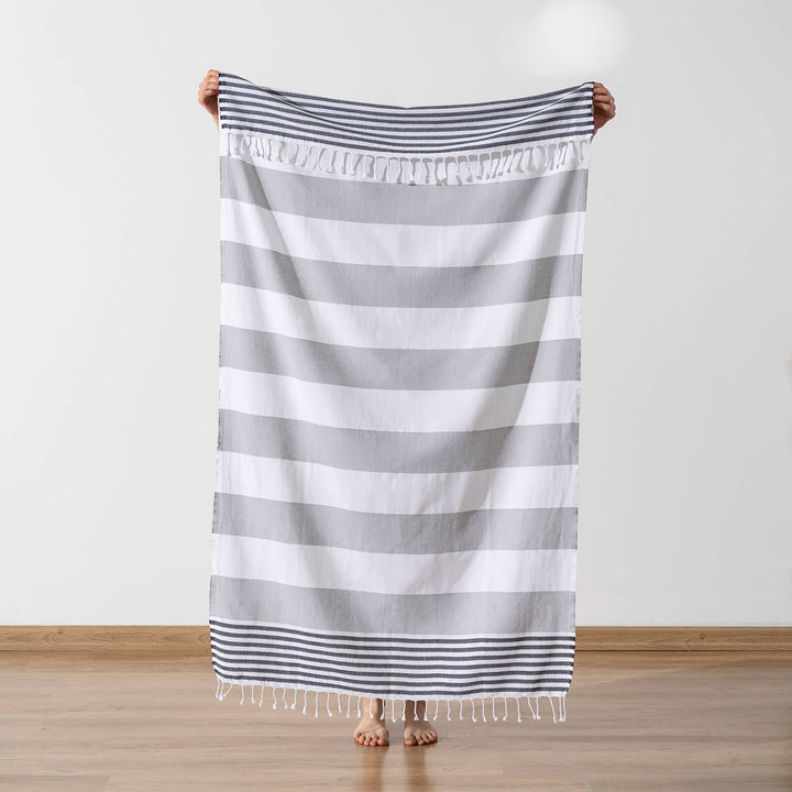 Kikoya - Beach Towels Light Weight Corporate Gift Bachelorette Bridal: Navy/Red