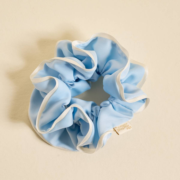 Light Blue Ruffle Up Scrunchie