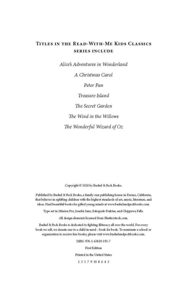 Alice's Adventures in Wonderland: The Read-With-Me Edition