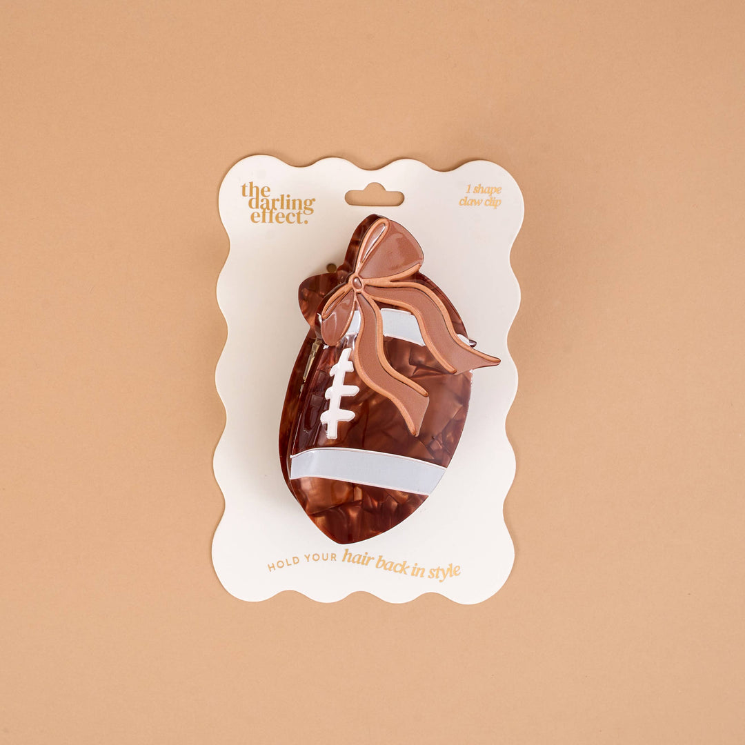 The Darling Effect - Shape Up Claw Clip-Fab Football