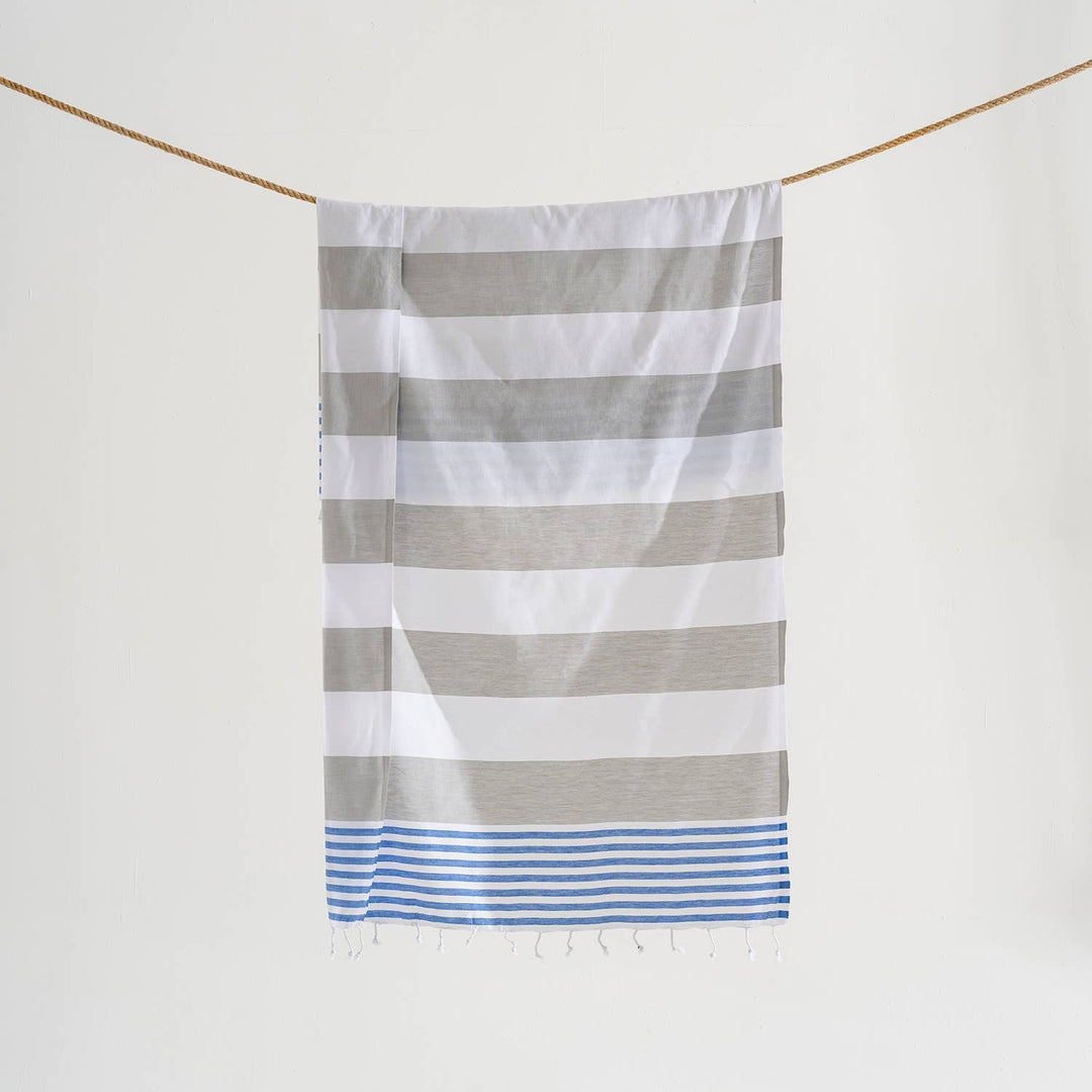 Kikoya - Beach Towels Light Weight Corporate Gift Bachelorette Bridal: Navy/Red