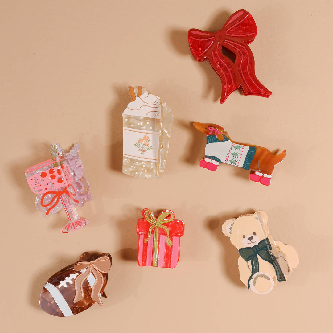 The Darling Effect - Shape Up Claw Clip-Fab Football