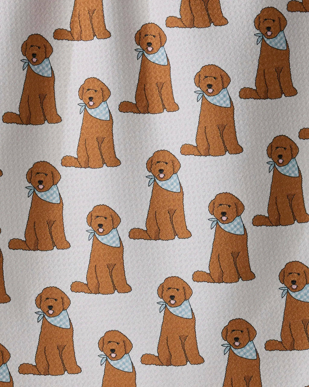 Doodle Days Tea Towel: Powder-blue