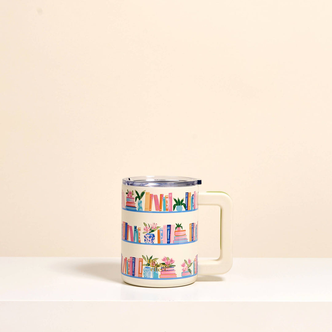 Book Shelfie Insulated Mug
