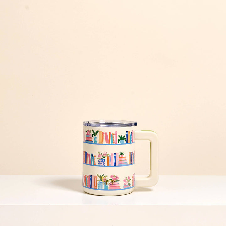 Book Shelfie Insulated Mug