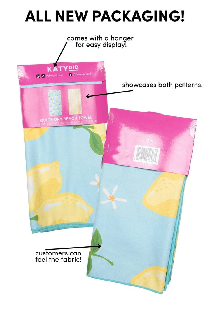 Groovy Flower Microfiber Reversible Towels: Multicolored