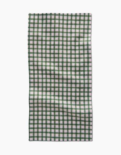 Fireside Plaid Green Bar Towel