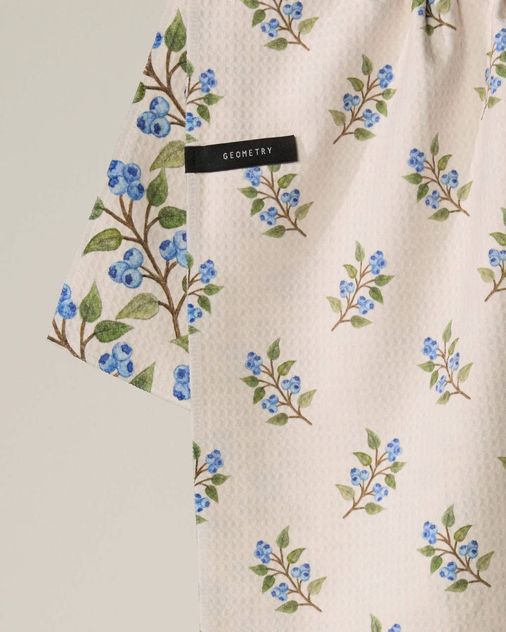 Blueberry Sprig Luxe Kitchen Towel