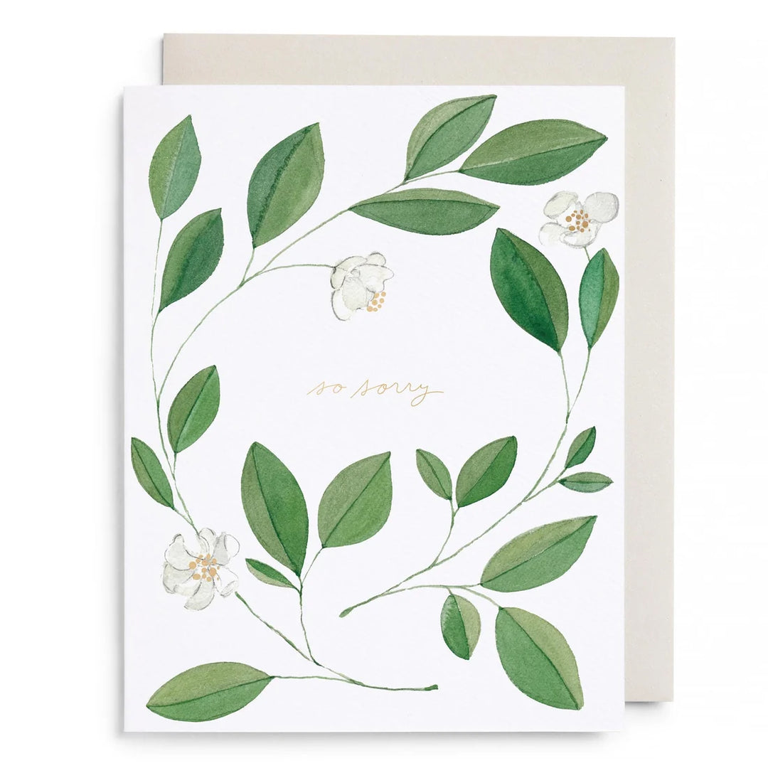 Magnolia Condolence Card