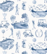 Golf Toile Pajamas by Sweet Hart
