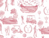 Golf Toile Pajamas by Sweet Hart
