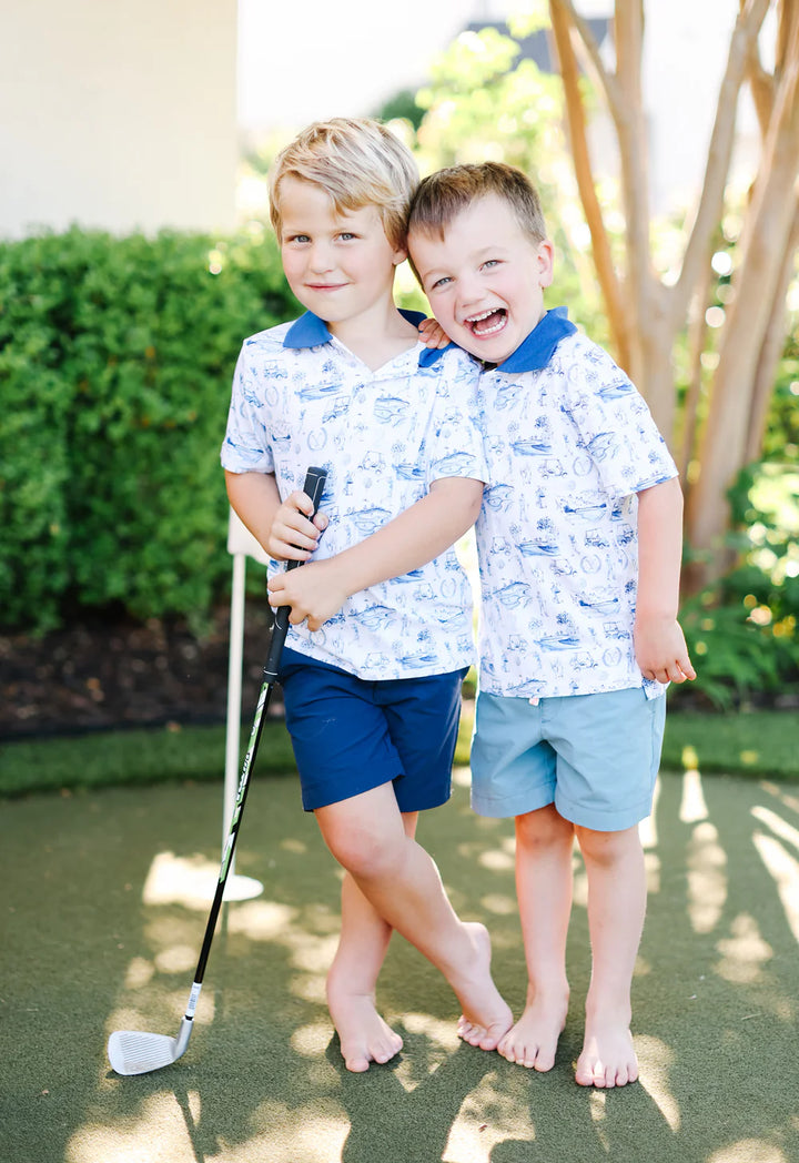 Golf Toile Polo by Sweet Hart