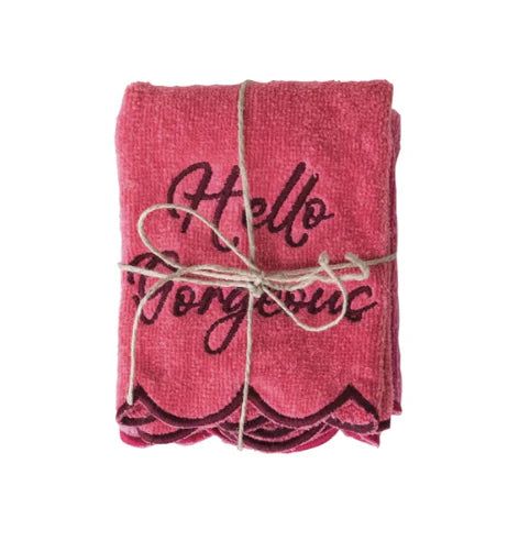 Hello Gorgeous Wash Cloth