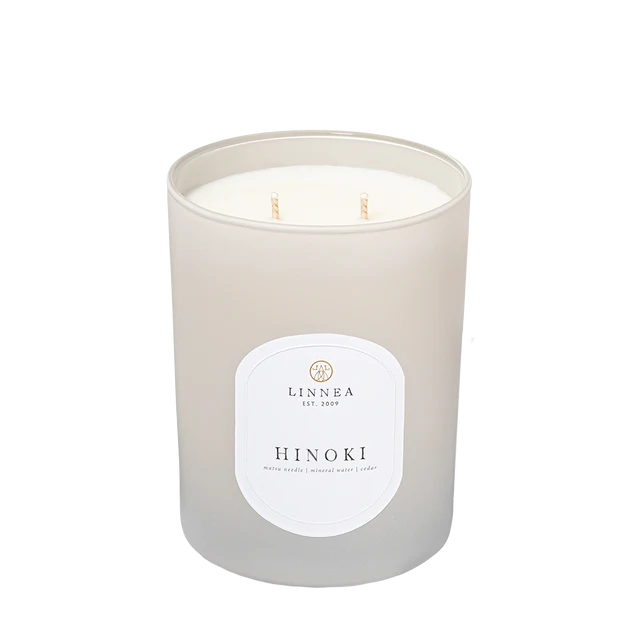 Hinoki Double Wick Candle