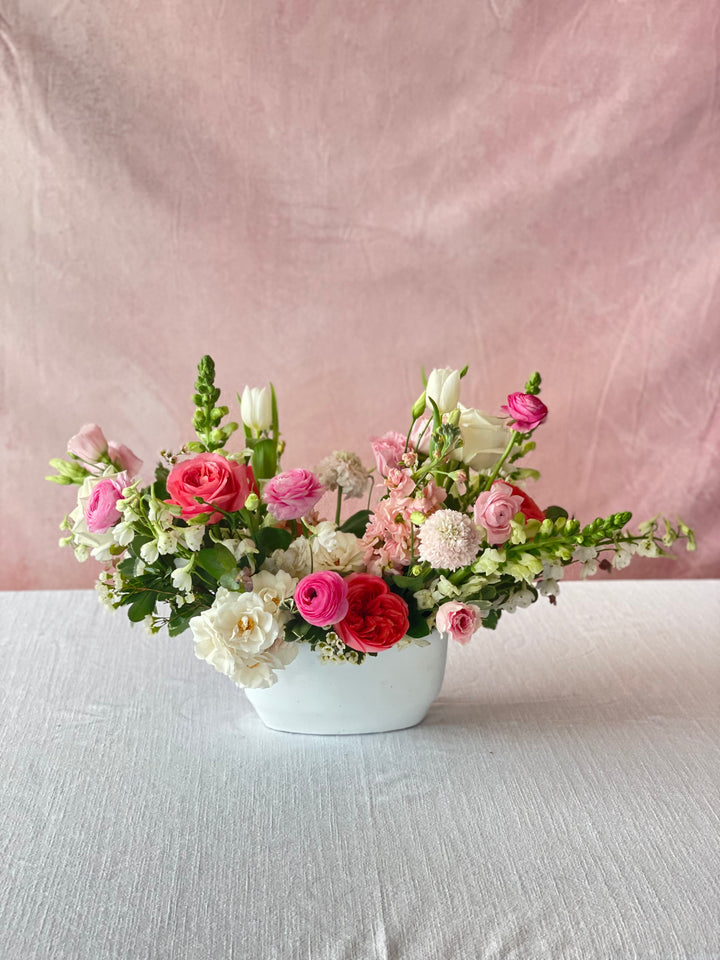 Bloom Long and Low Centerpiece