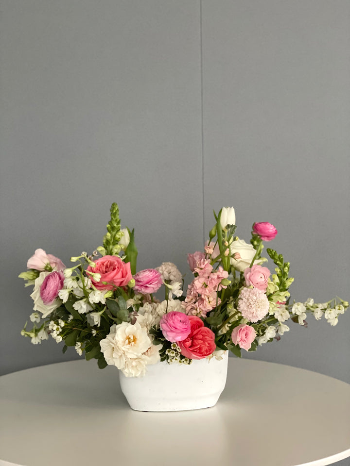 Bloom Long and Low Centerpiece
