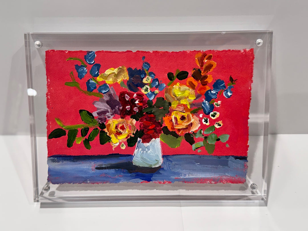 Floral Acrylic Art by Amy Van Hoy
