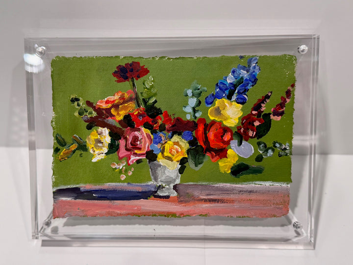 Floral Acrylic Art by Amy Van Hoy