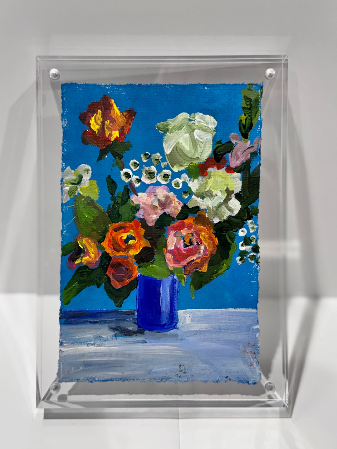 Floral Acrylic Art by Amy Van Hoy