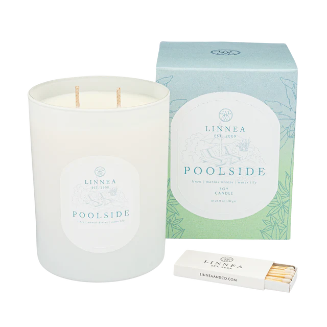 Poolside Large Candle