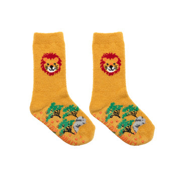 Lion Fuzzy Socks