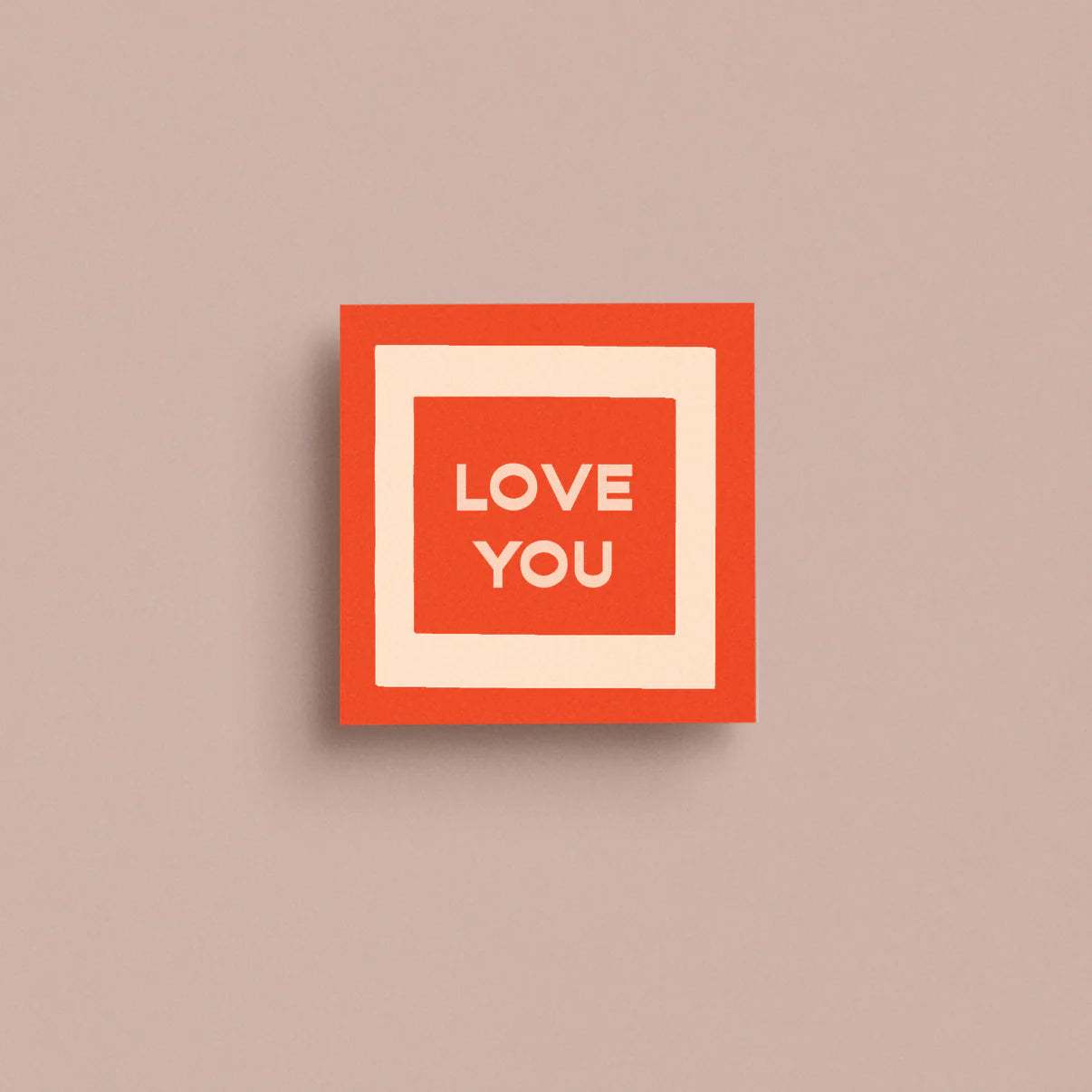 Love You Mini Card