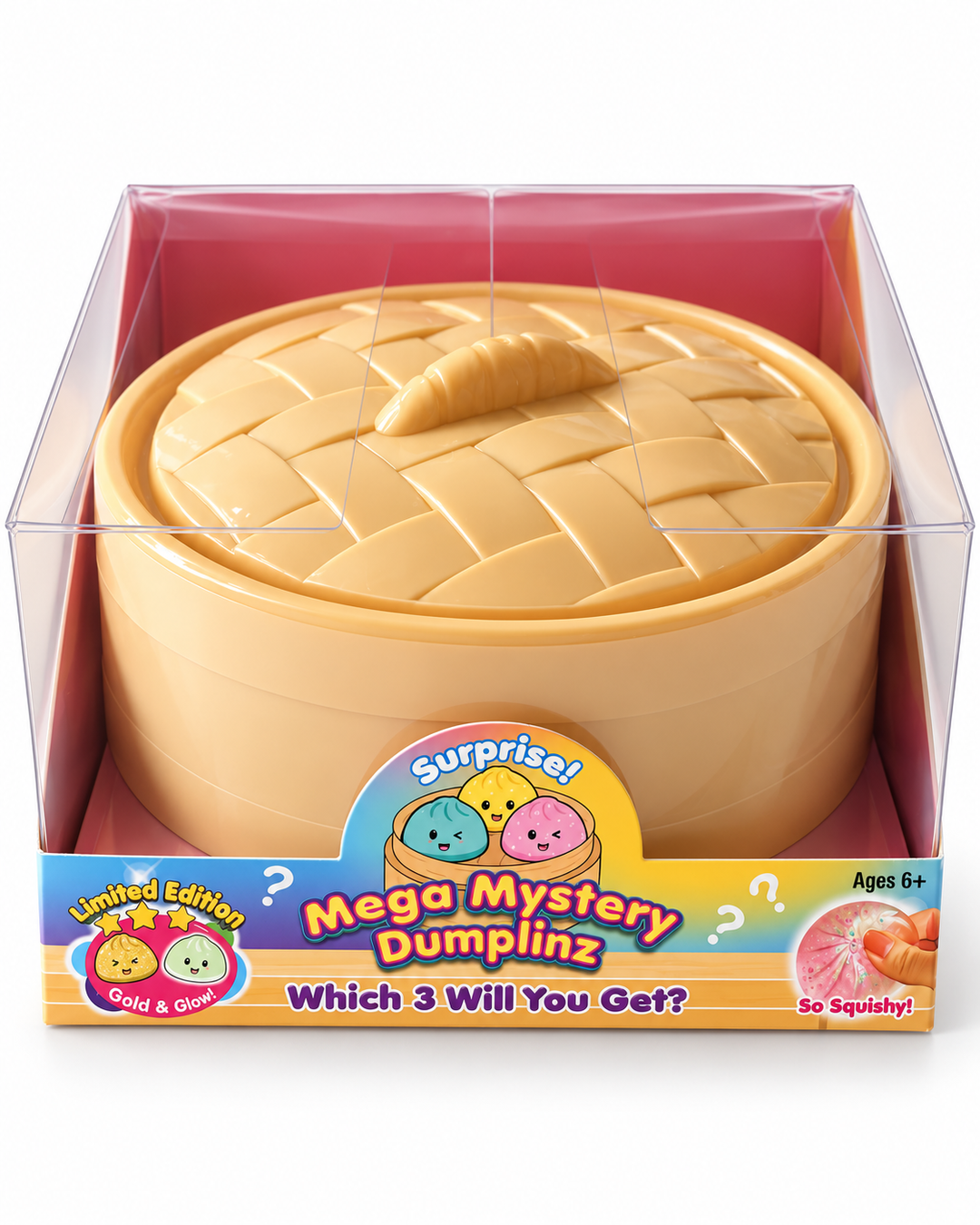 Zorbitz Mega Mystery Dumplinz in steamer basket packaging