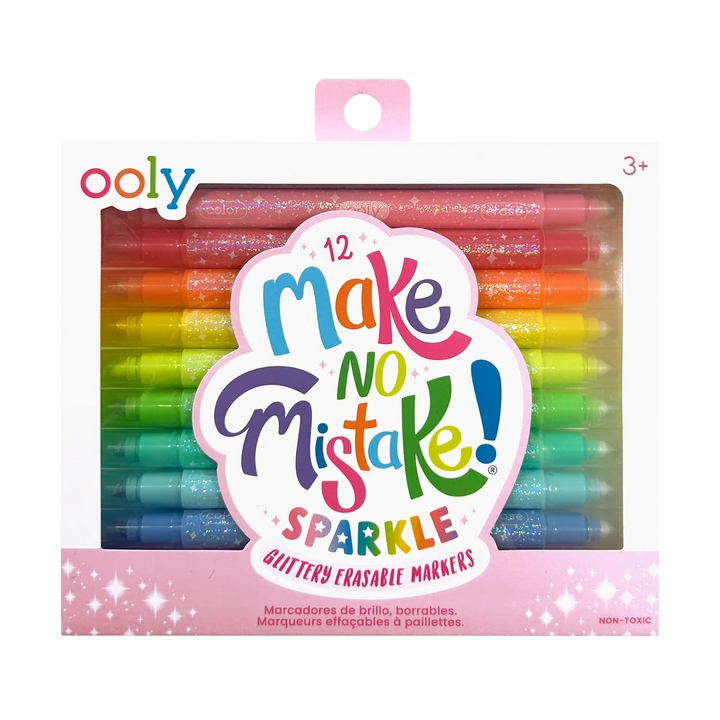 Make No Mistake Sparkle Glittery Erasable Markers
