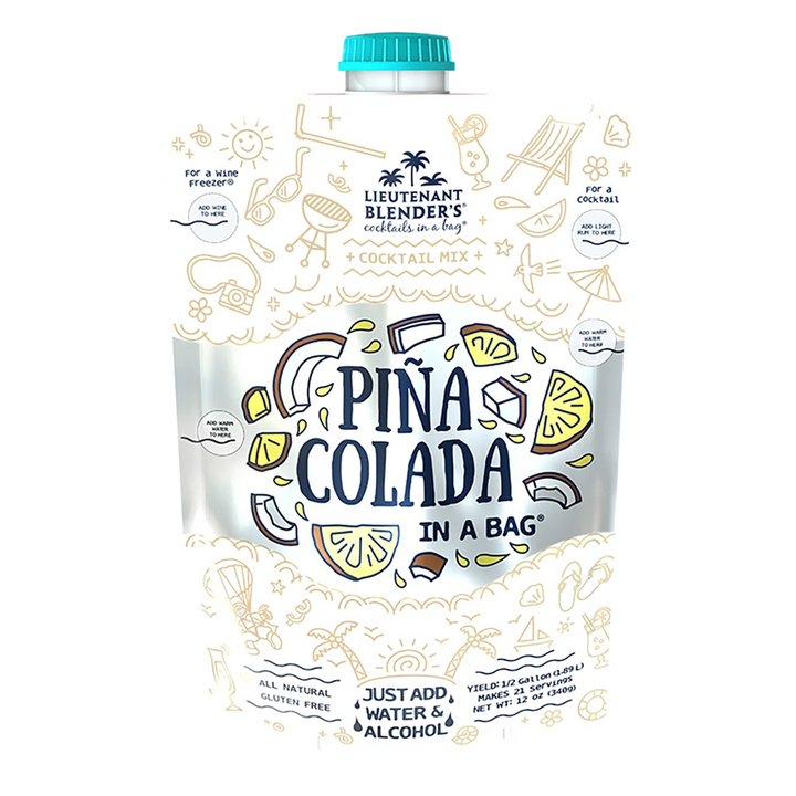 Lieutenant Blender's Pina Colada in a Bag