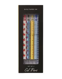 Schoolhouse Pen Set of Four