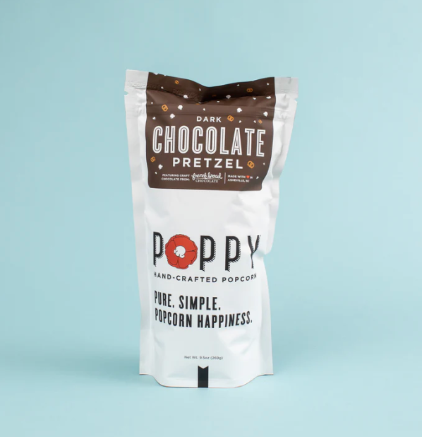 Poppy Popcorn - Dark Chocolate Pretzel