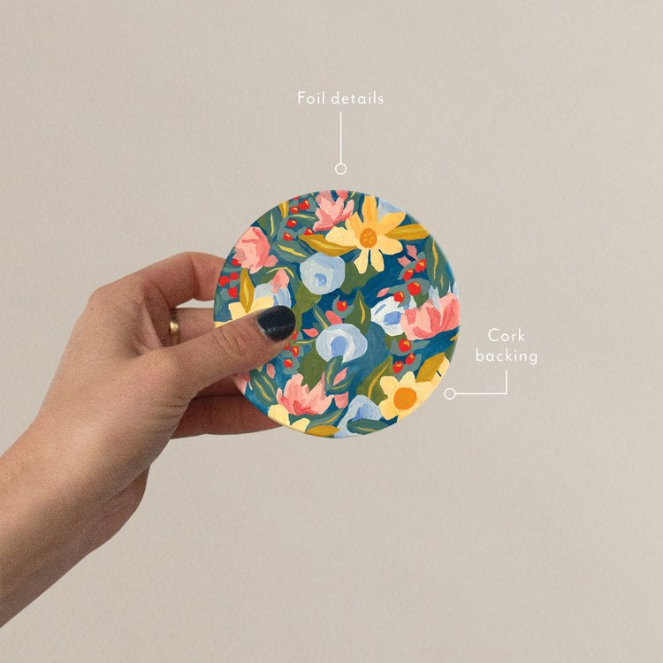 Seedlings Flower Coasters