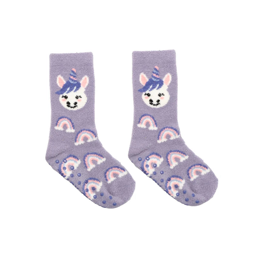 Unicorn Fuzzy Socks