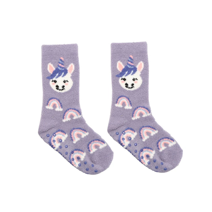 Unicorn Fuzzy Socks