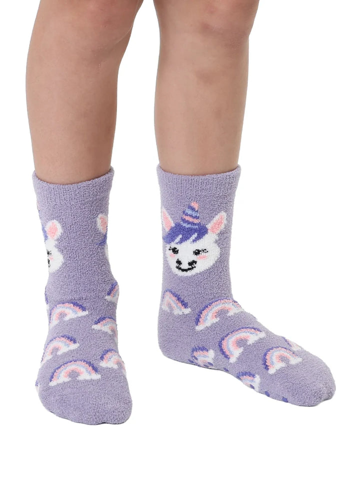 Unicorn Fuzzy Socks