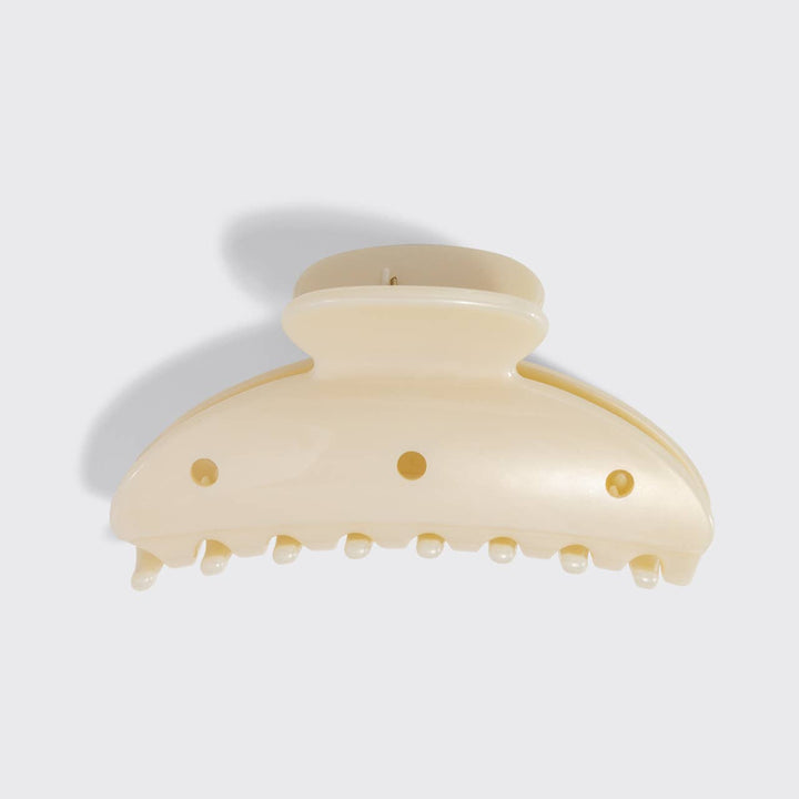 Curved Claw Clip 7pc Set Vintage- Pearlized Cream