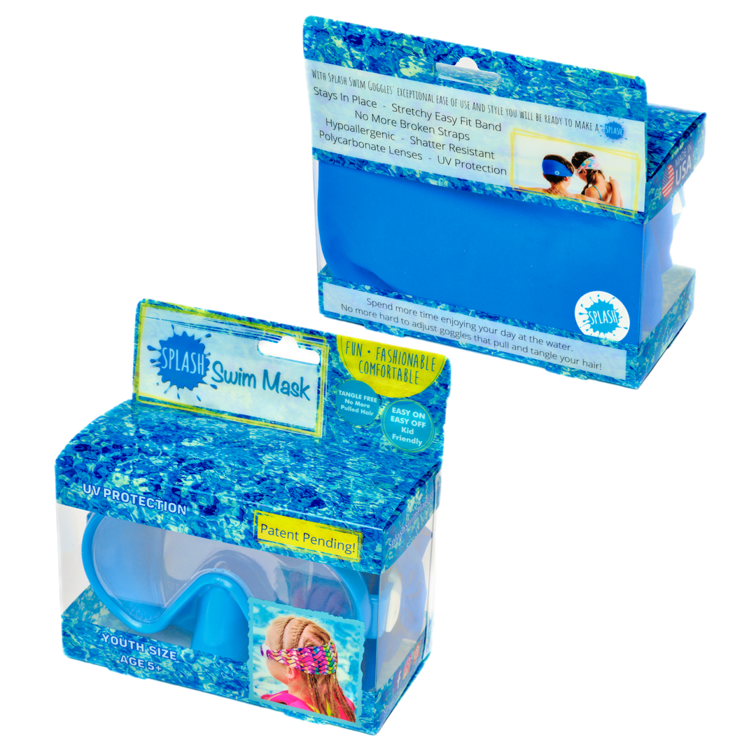 Pastel Swirl Swim Mask