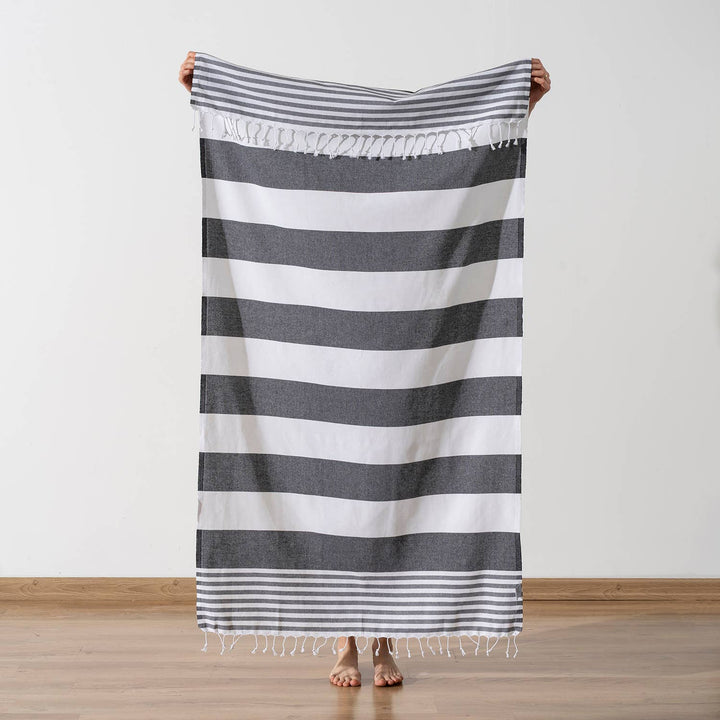 Kikoya - Beach Towels Light Weight Corporate Gift Bachelorette Bridal: Navy/Red
