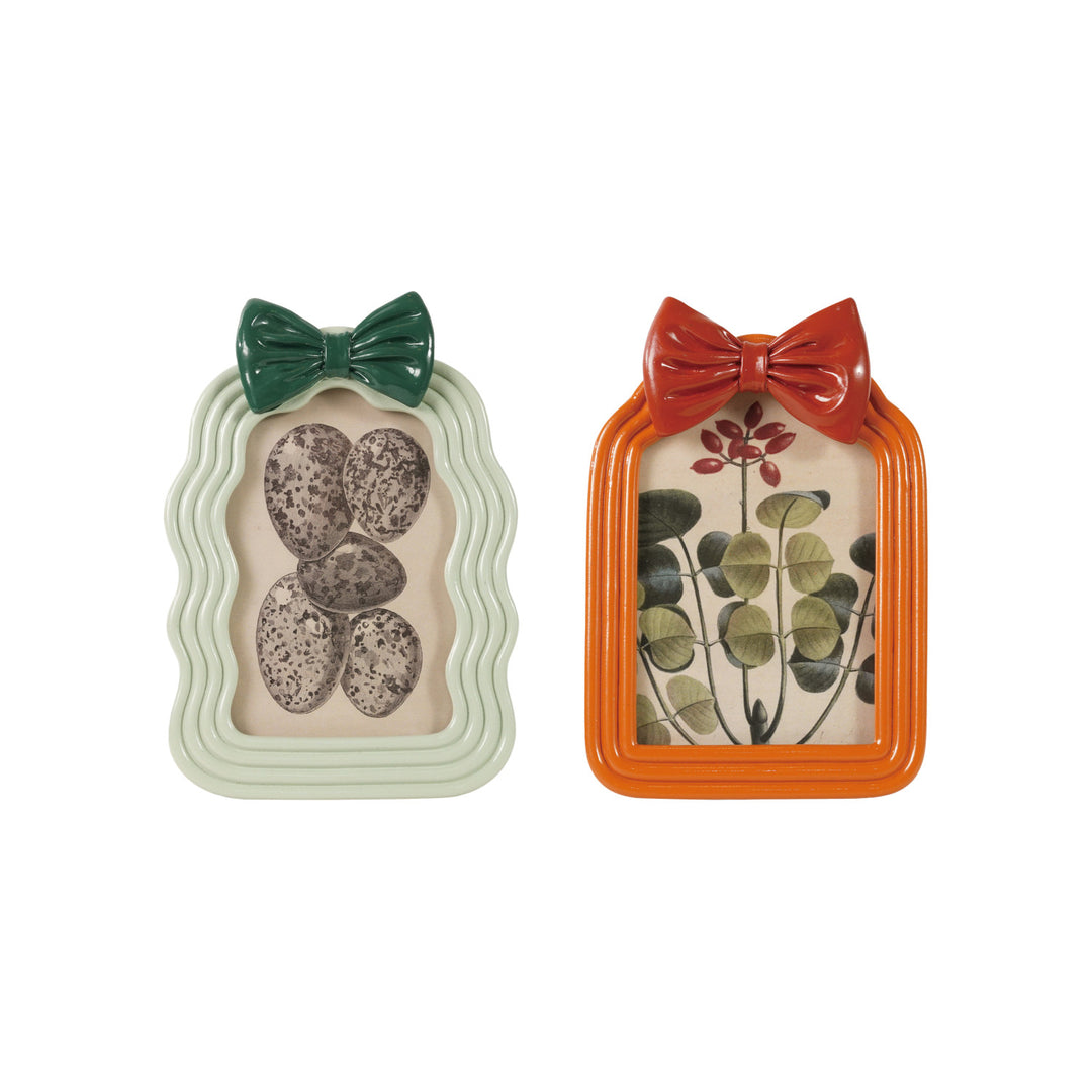 Resin Photo Frame with Bow