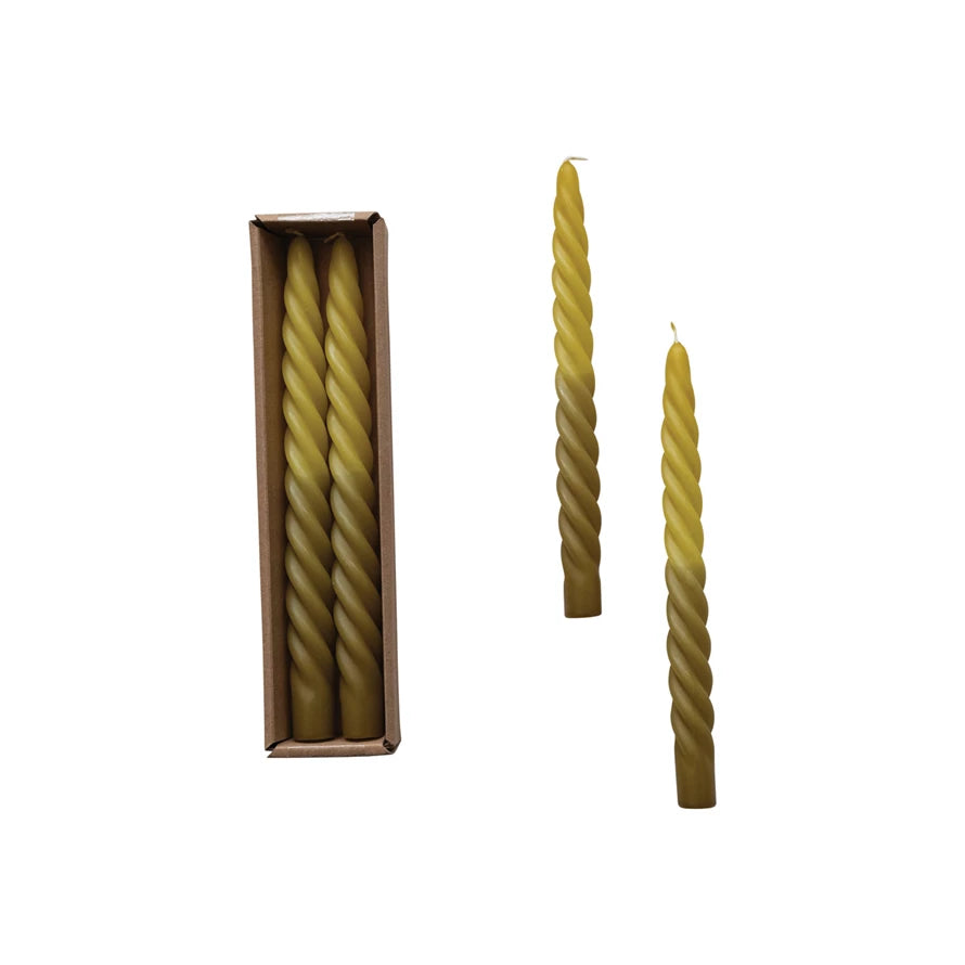 Twisted Taper Candles
