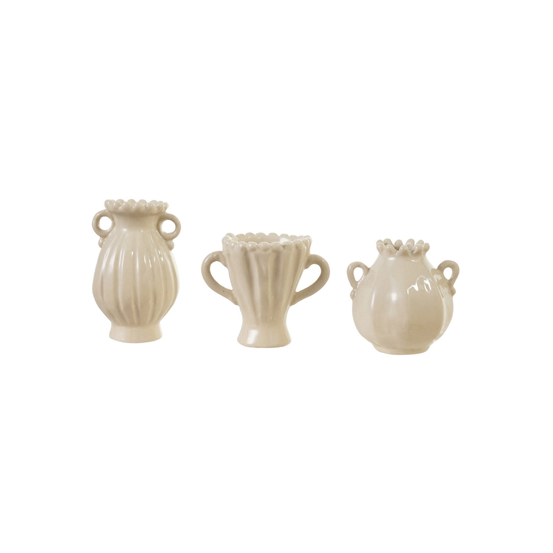 Stoneware Vase with Handles