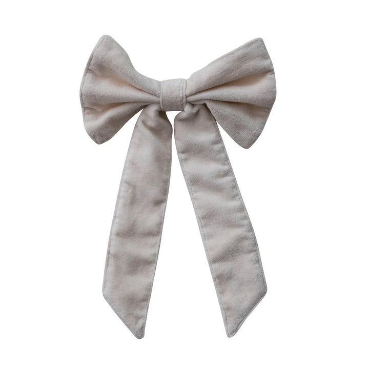 Handmade Cotton Velvet Bow